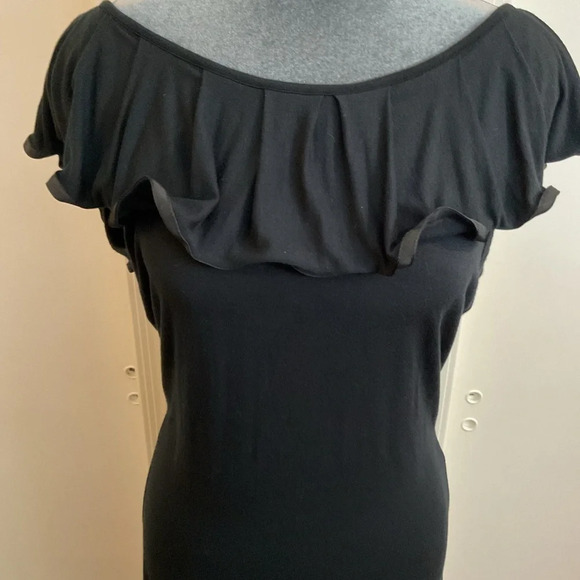 🩷Rachel Pally Off the Shoulder Ruffle top Maxi Dress in Black 🩷 - Picture 2 of 8